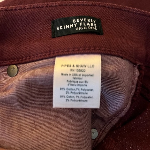 Veronica Beard NWOT Women's Beverly High Waist Skinny Flare Jeans - Picture 6 of 7